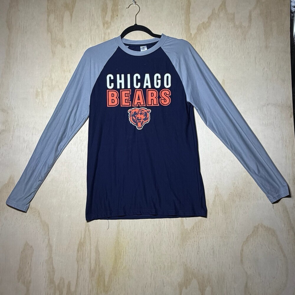 NFL Chicago Bears Plaid Pajama XS Orange‎ Blue Sleepwear Lounge